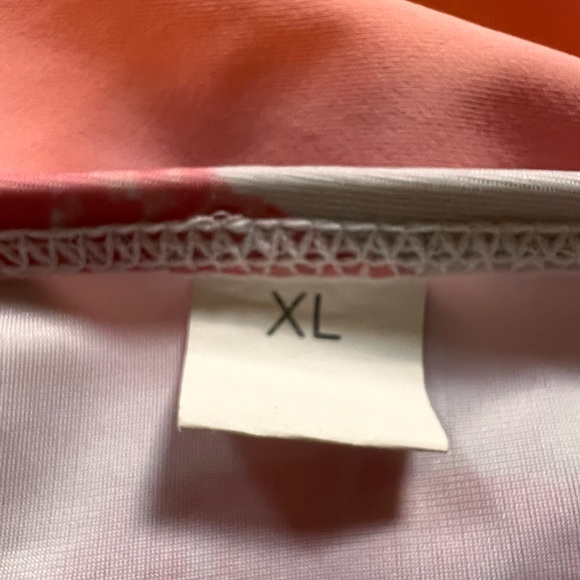 Coral and White Tankini - Picture 7 of 7